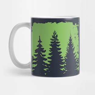 Pastel Forest Silhouette Mug